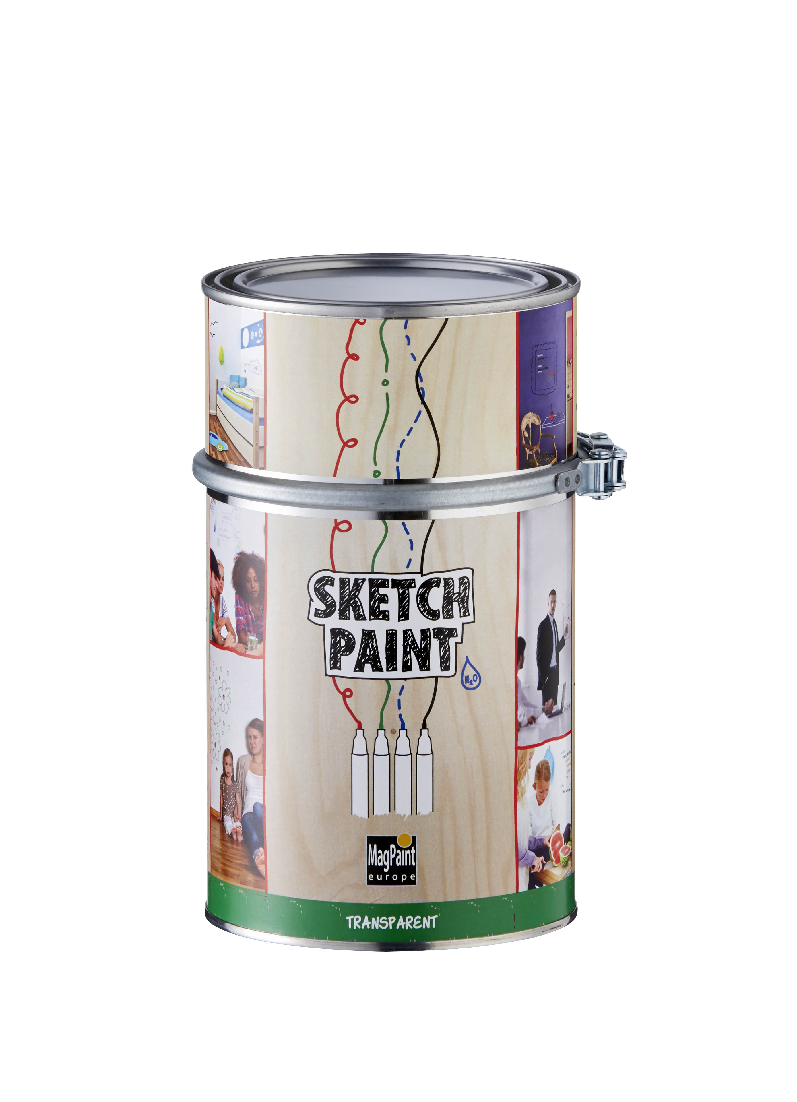 Lac Whiteboard, SchetchPaint Transparent Lucios, Magpaint, 1 Litru